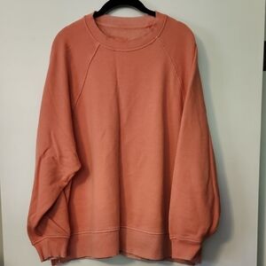 Aerie Coral Crewneck Sweatshirt